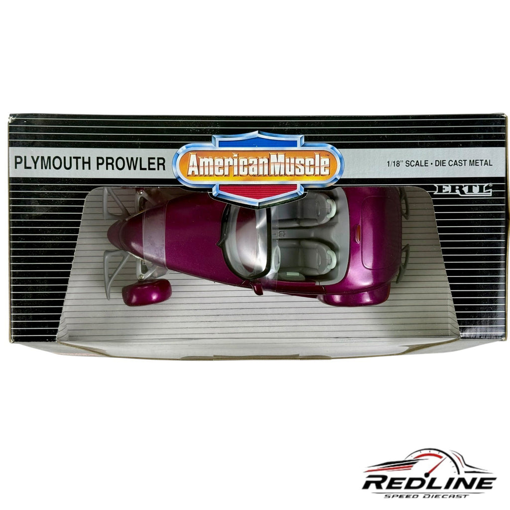🦅Ertl American Muscle Plymouth Prowler Prowler Purple 1:18 B2🦅