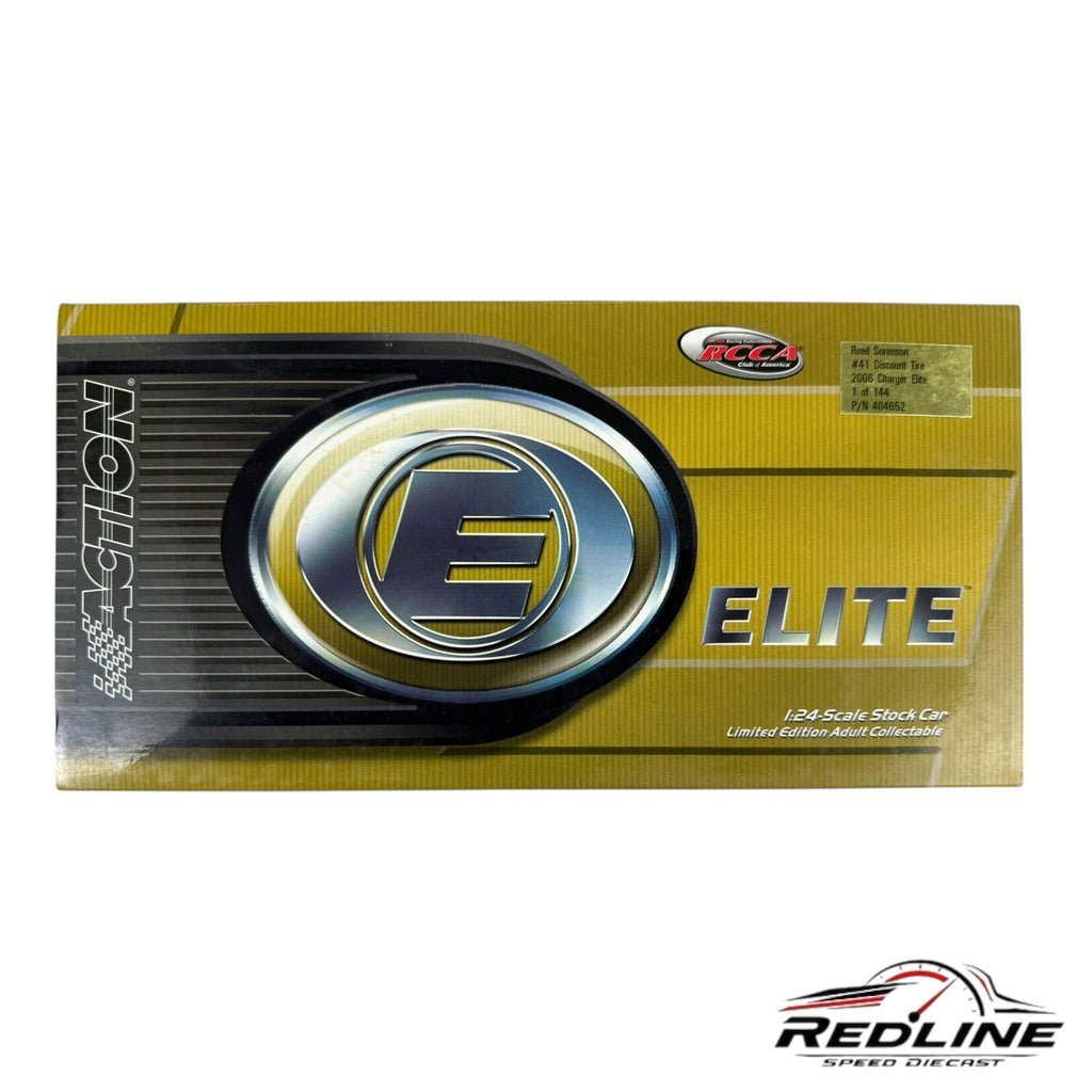 🏁🏁Action Elite Reed Sorenson #41 Discount Tire 2006 Charger 1:24 B1🏁🏁