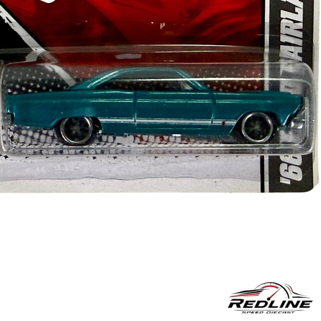 🇺🇸Hot Wheels Garage #3/20 '66 Ford Fairlane Teal Real Riders H13🇺🇸