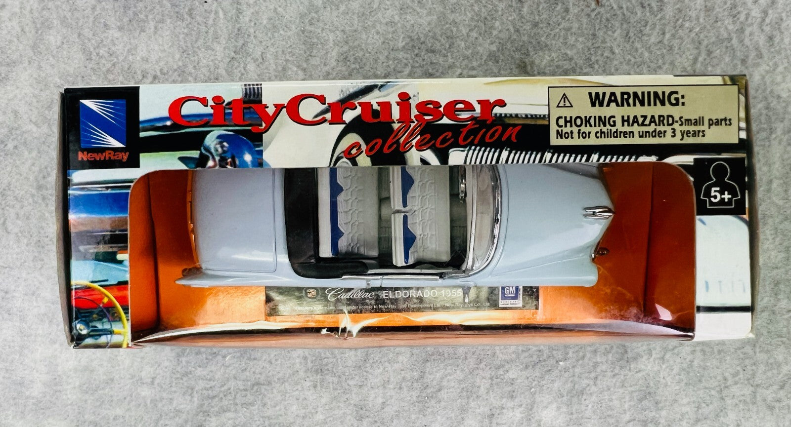 🦅🦅New Ray Toys City Crusier Collection 1955 Cadillac El Dorado 1/43 Scale🦅🦅