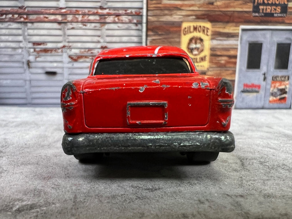 🇺🇸🇺🇸Vintage Hot Wheels Hot Ones ‘55 Chevy Red Chevy Fever C14🇺🇸🇺🇸