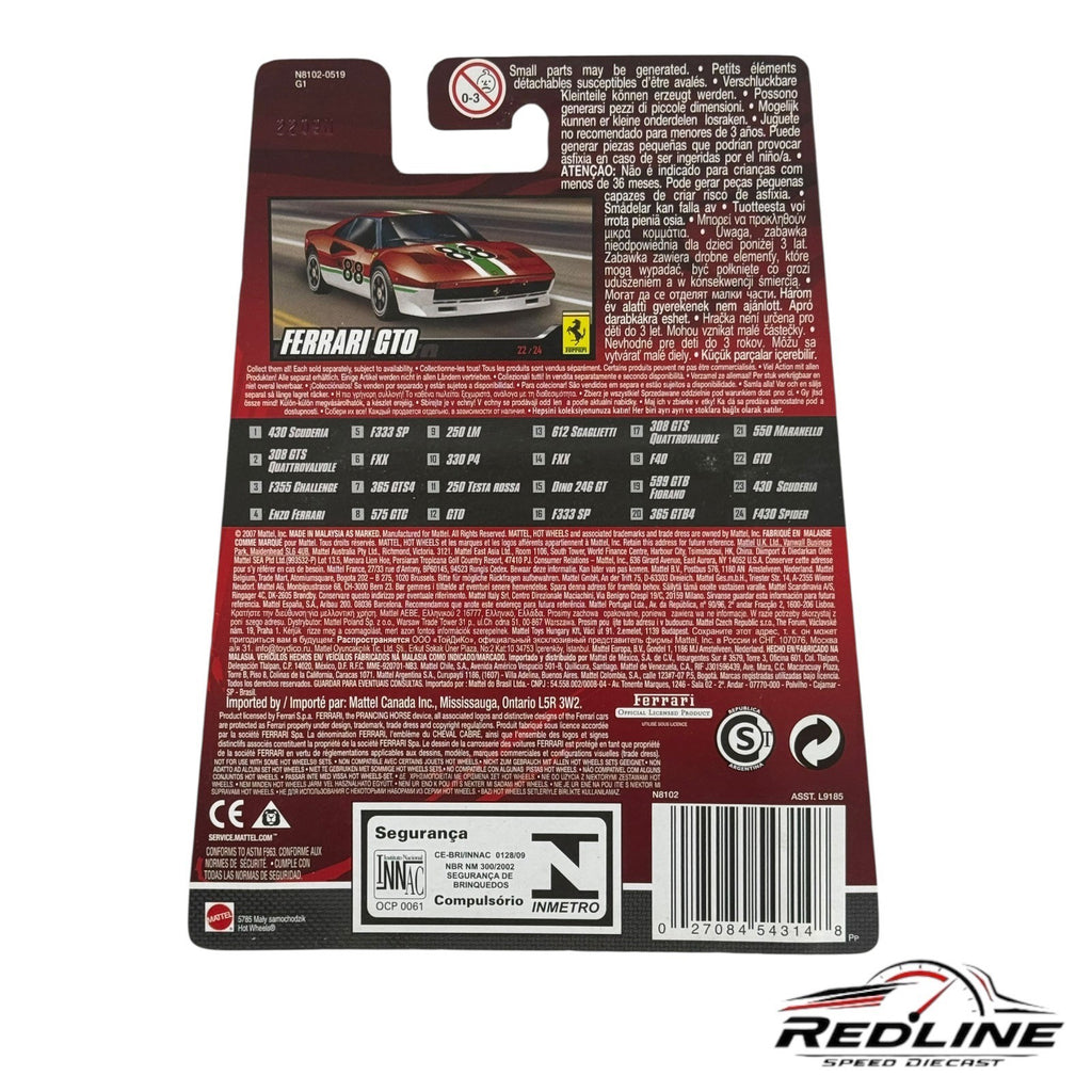 🇮🇹🇮🇹Hot Wheels Ferrari Racer 288 GTO Burgundy 1:64🇮🇹🇮🇹