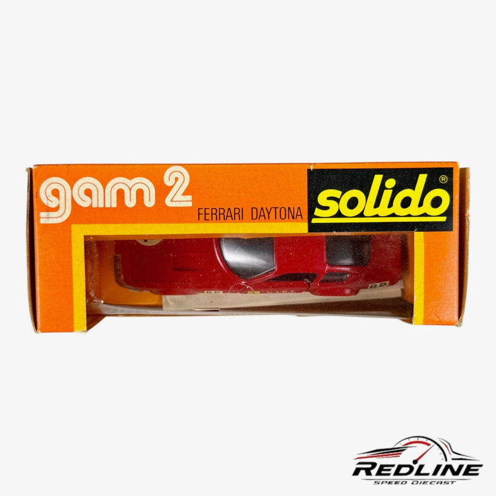 🇮🇹🇮🇹Solido Ferrari Daytona Daytona 365 GTB4 Race Car Red 1:43🇮🇹🇮🇹