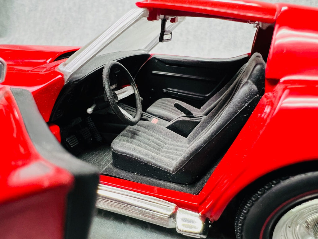 🦅🦅🦅Hot Wheels Red 1969 Chevy Corvette ZL1 427 Stingray 1:18 Scale🦅🦅🦅