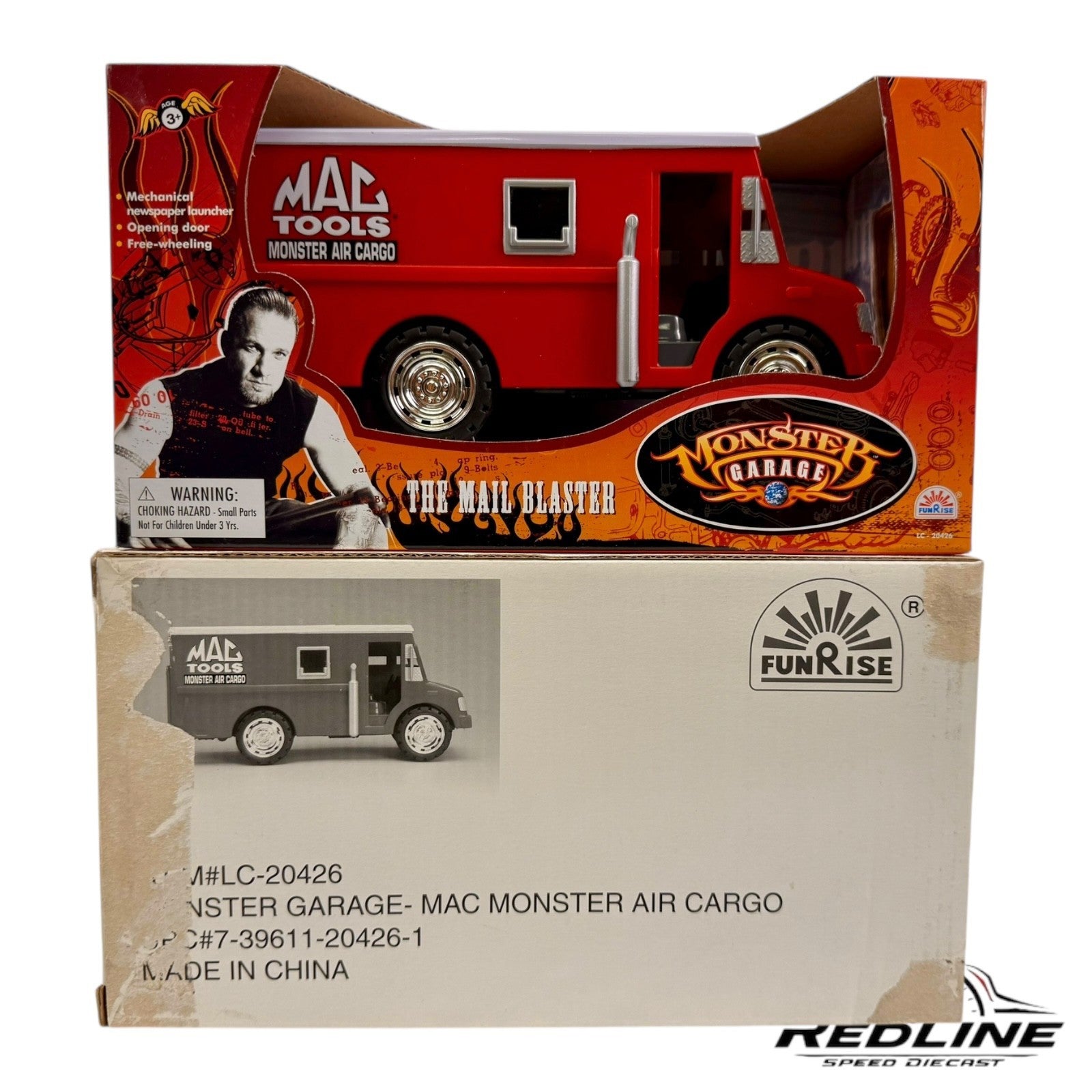 🔥Funrise Monster garage Jessie James Mac Tools Step Van The Mail Blaster C2🔥