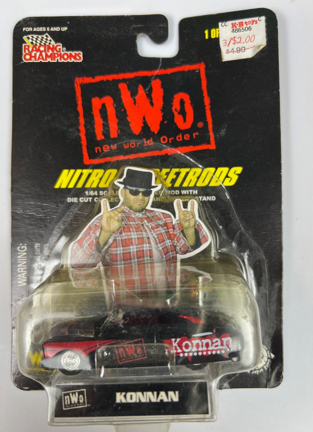 🔥🔥🔥1998 Racing Champions NWO Nitro Streetrods KONNAN  '49 Mercury HW20🔥🔥🔥