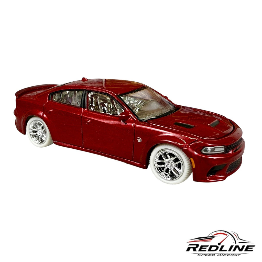 🇺🇸Auto World  2021 Dodge Charger SRT Hellcat Redeye Ultra Red Chase C20🇺🇸