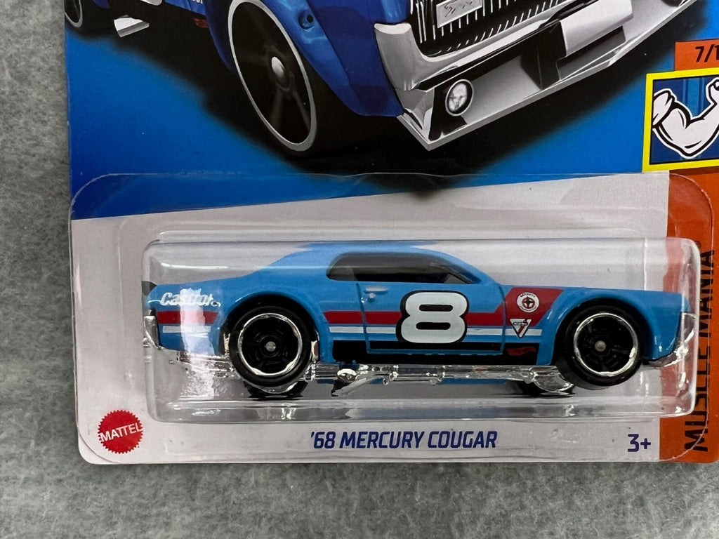 🇺🇸🇺🇸🇺🇸Hot Wheels '68 Mercury Cougar Muscle Mania Series H24🇺🇸🇺🇸🇺🇸