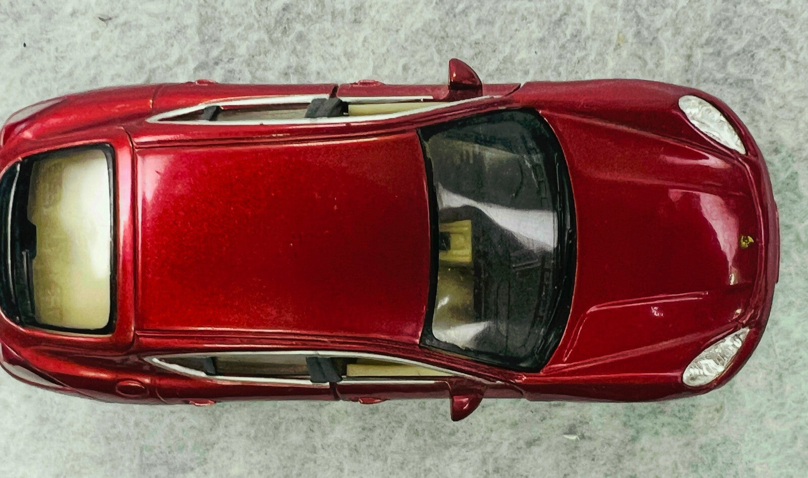 🇩🇪🇩🇪🇩🇪Kinsmart 1:40 Scale Model Porsche Panamera S Red 🇩🇪🇩🇪🇩🇪