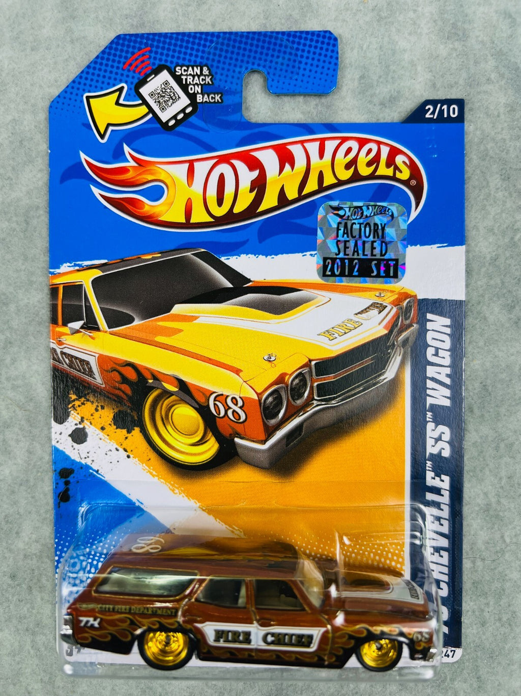 🇺🇸Hot Wheels Super Treasure Hunt 1970 Chevelle SS Wagon FACTORY SEALED H31🇺🇸