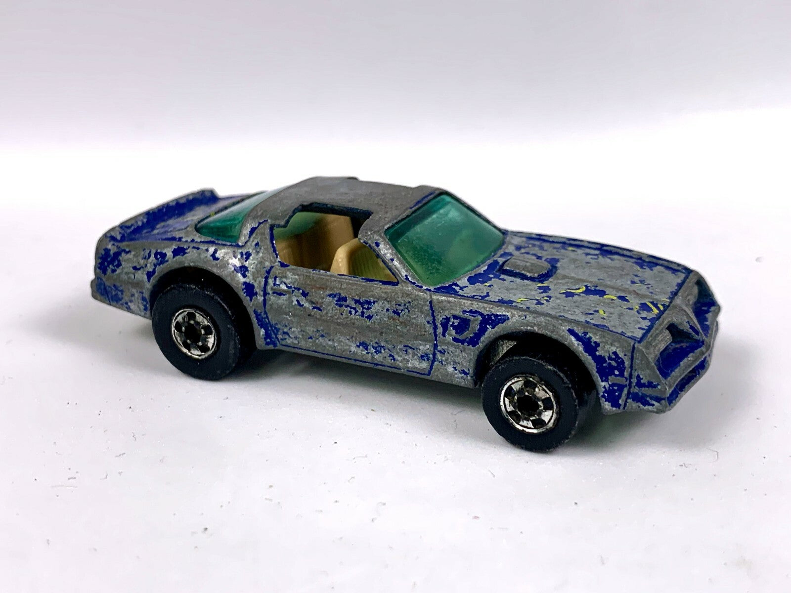 🔥Vintage Hot Wheels Mattel 1977 Hot Bird Pontiac Firebird Rare Blue Hong Kong🔥