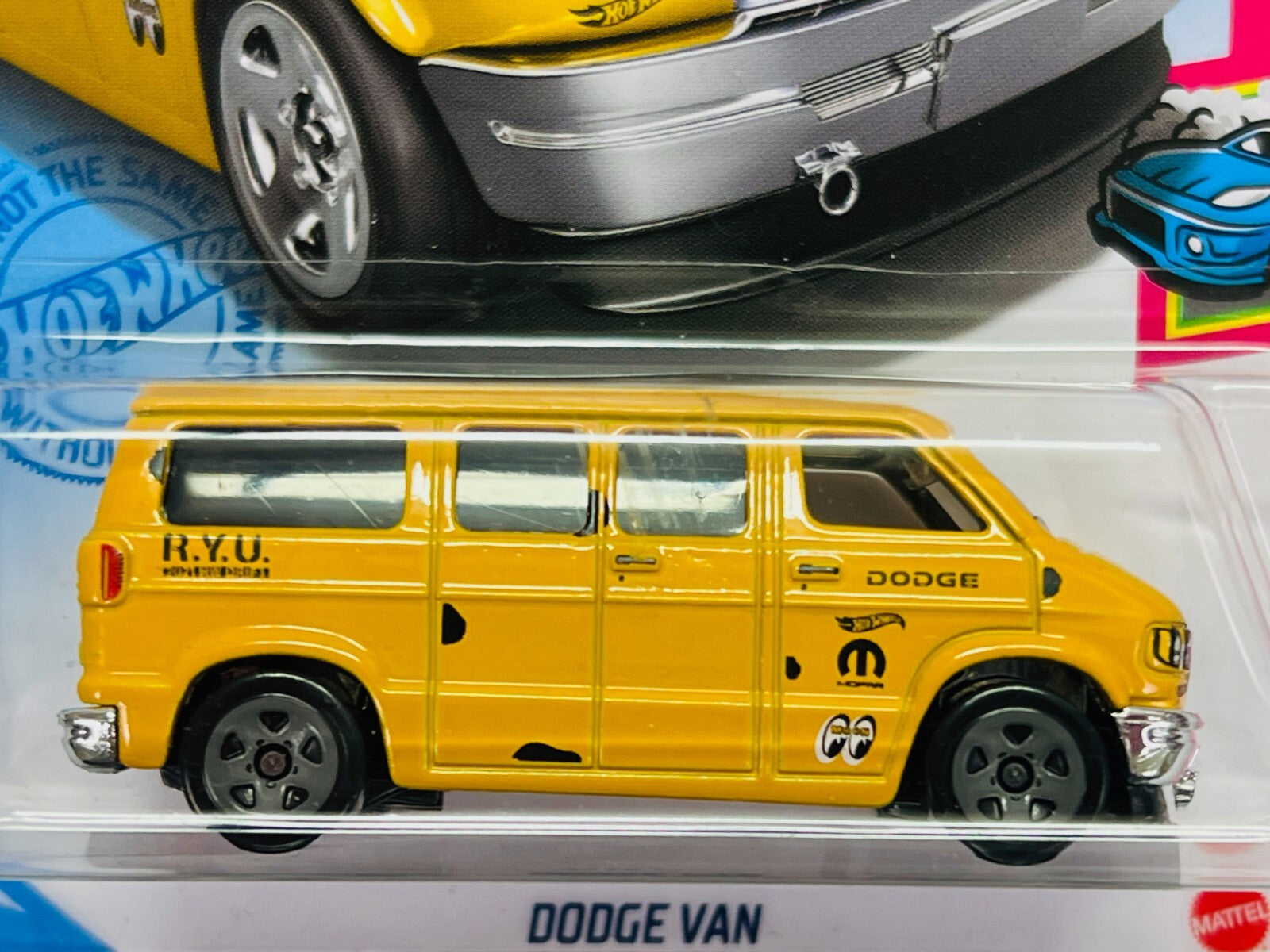 🔥🔥🔥 Hot Wheels HW Drift  Mooneyes Dodge Van Yellow H25🔥🔥🔥