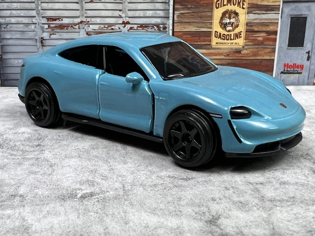 🇩🇪🇩🇪🇩🇪Majorette 2023 Loose PORSCHE Taycan Turbo S Blue C5🇩🇪🇩🇪🇩🇪