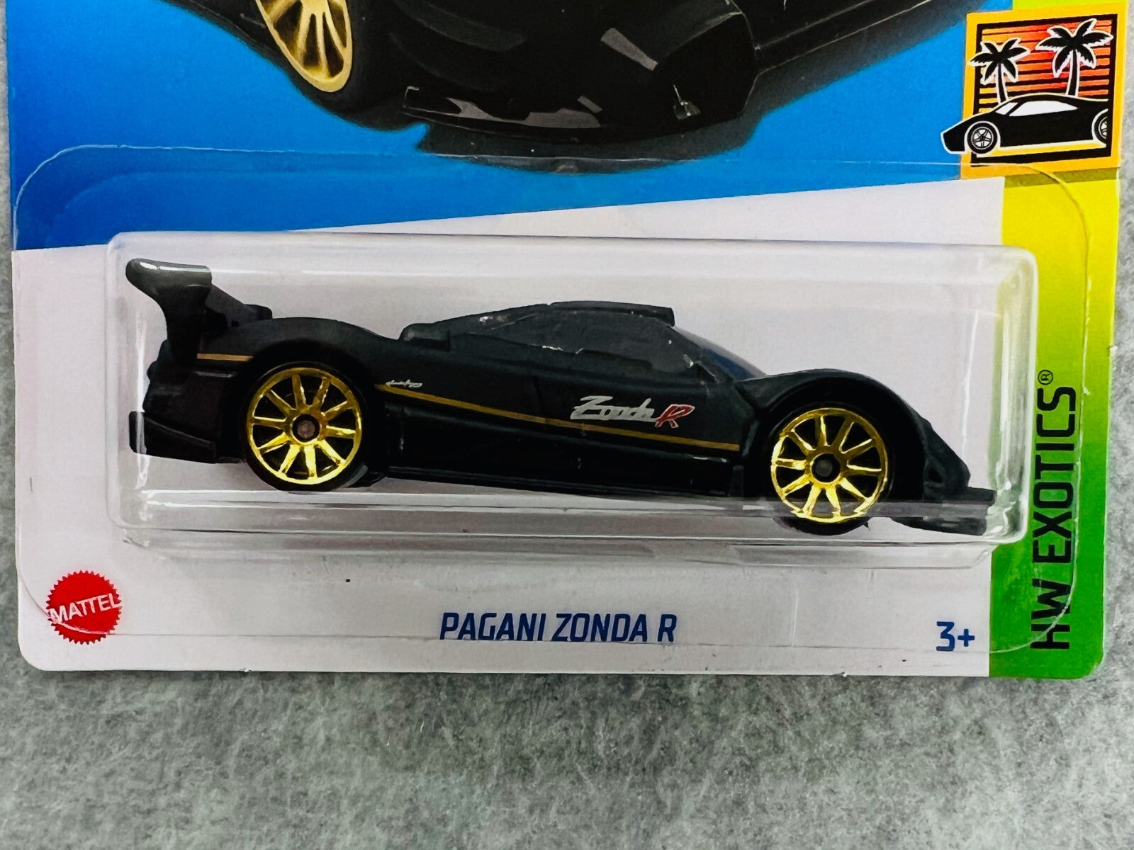 🇮🇹🇮🇹🇮🇹Hot Wheels Pagani Zonda R Black HW Exotics H24🇮🇹🇮🇹🇮🇹