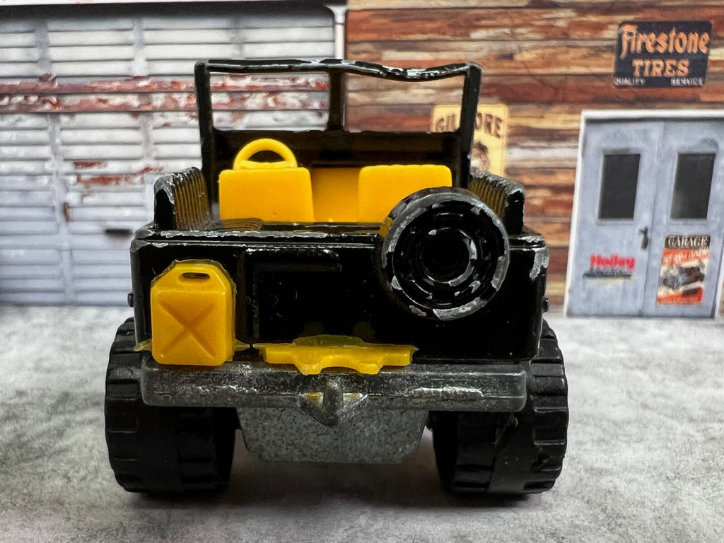 🔥🔥🔥Majorette #290 4x4 Jeep Golden Eagle Hood Black C3🔥🔥🔥