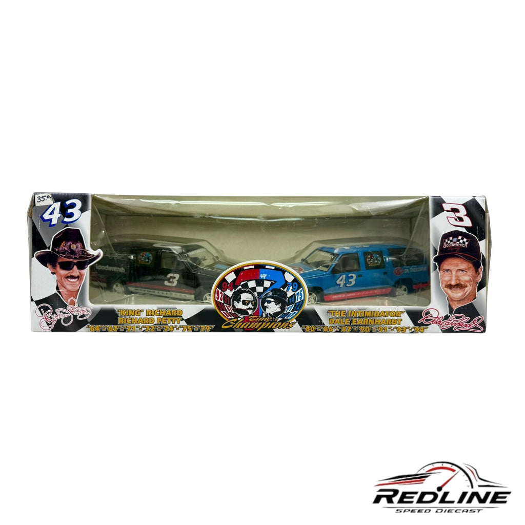 Richard Petty & Dale Earnhardt 7 Time Champions Suburban 1/25 Brookfield Set GE