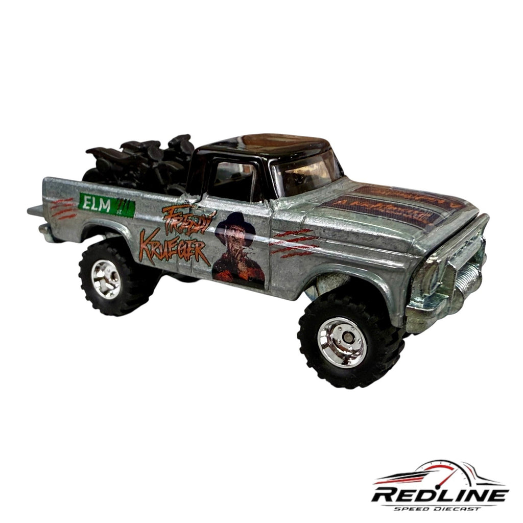 🇺🇸🇺🇸Hot Wheels Texas Drive 'em CUSTOM Freddy Krueger LOOSE 🇺🇸🇺🇸