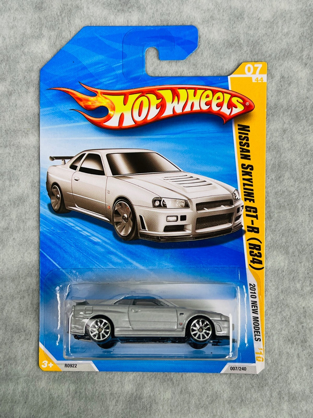 🎌🎌🎌Hot Wheels 2010 New Models Nissan Skyline GT-R R34 Silver HW22🎌🎌🎌