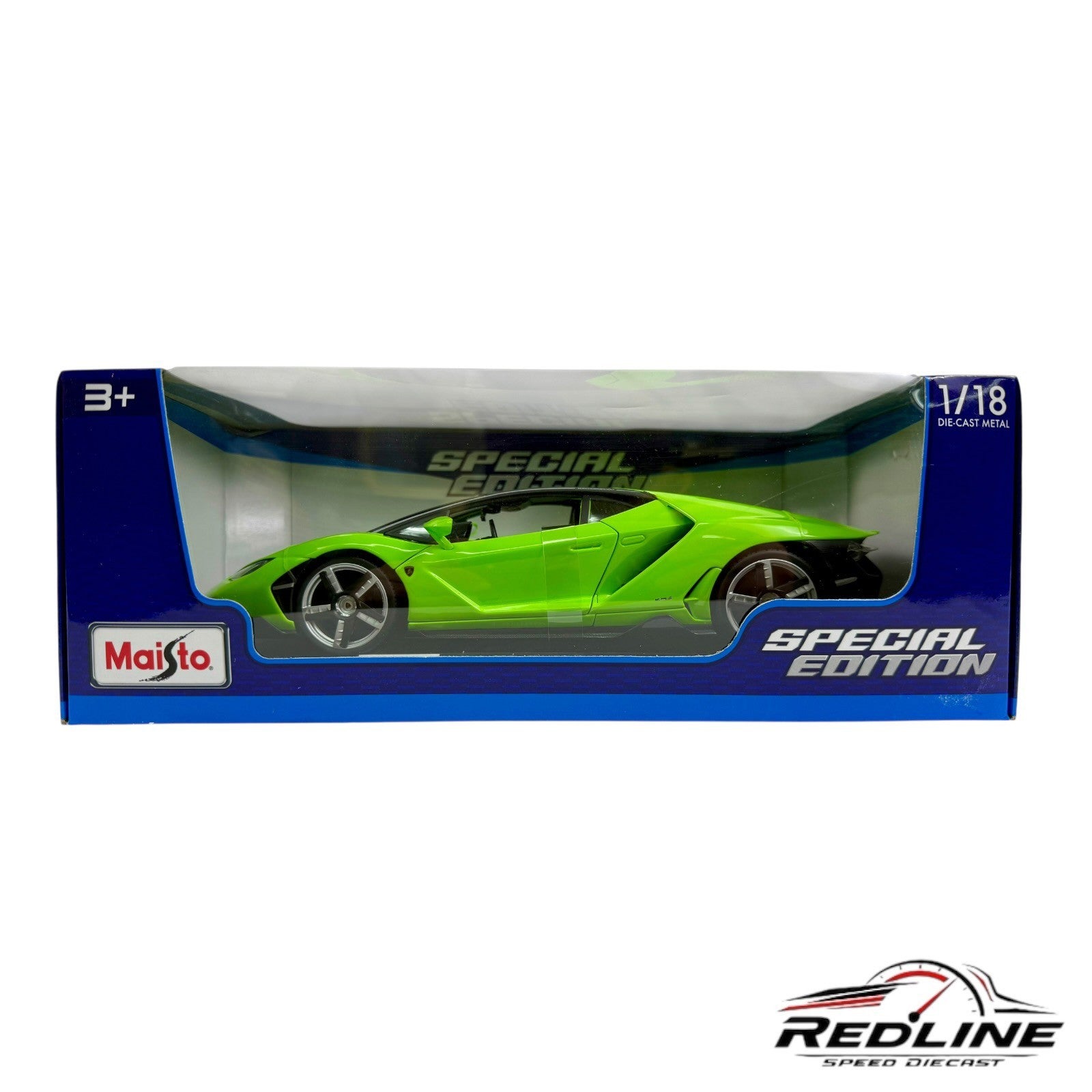 🇮🇹Maisto Special Edition Lamborghini Centenario Lime Green  1:18 C1🇮🇹