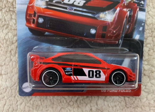 Hot Wheels 1:64 Diecast Walmart Cult Racers Series - #1/5 Red '08 Ford Focus HW5