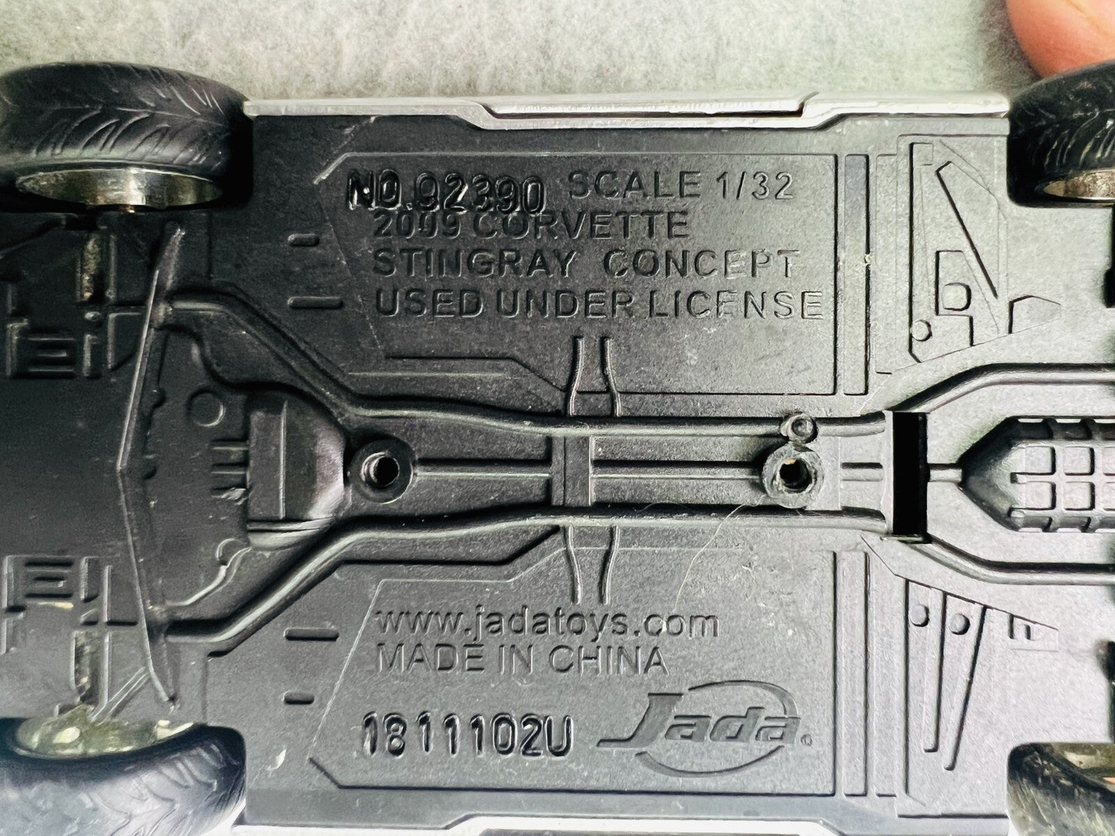 🇺🇸🇺🇸Jada Bigtime Muscle 2009 Corvette Stingray Concept 1:32 Silver🇺🇸🇺🇸
