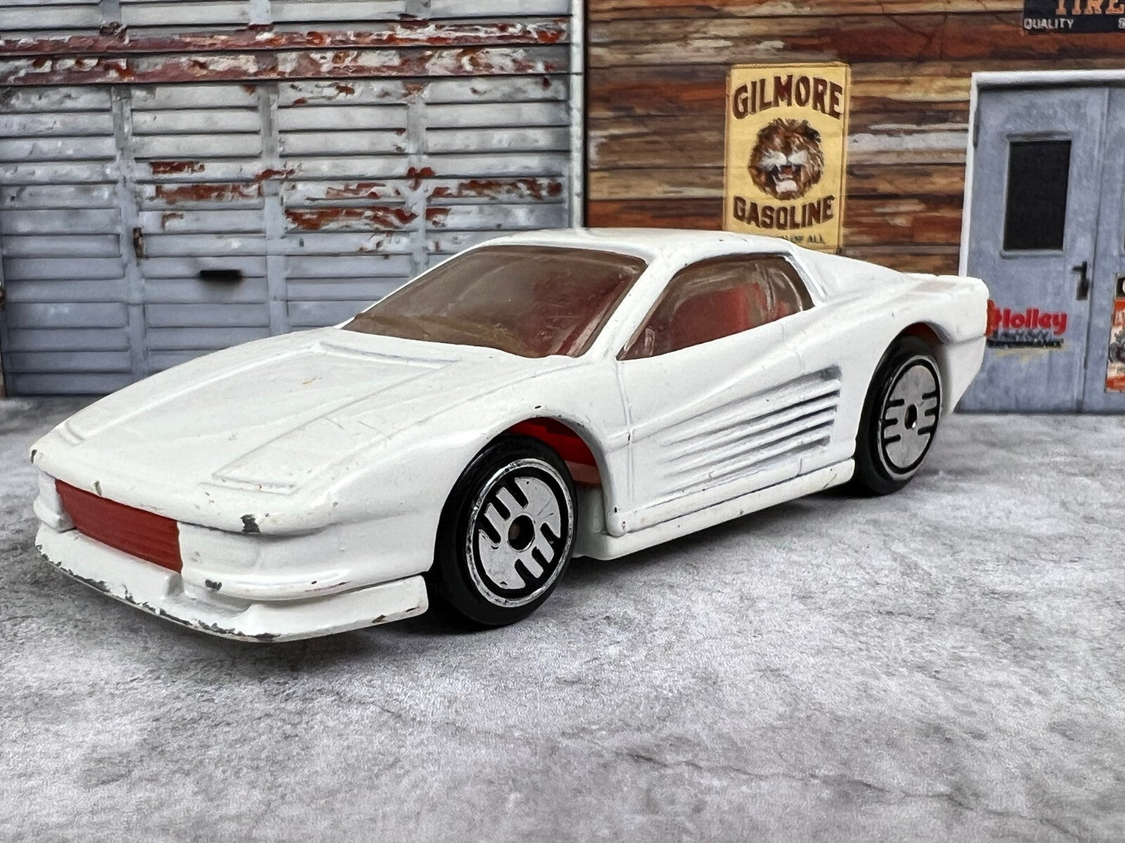 🇮🇹🇮🇹🇮🇹Hot Wheels  White Ferrari Testarossa 1986 C1🇮🇹🇮🇹🇮🇹