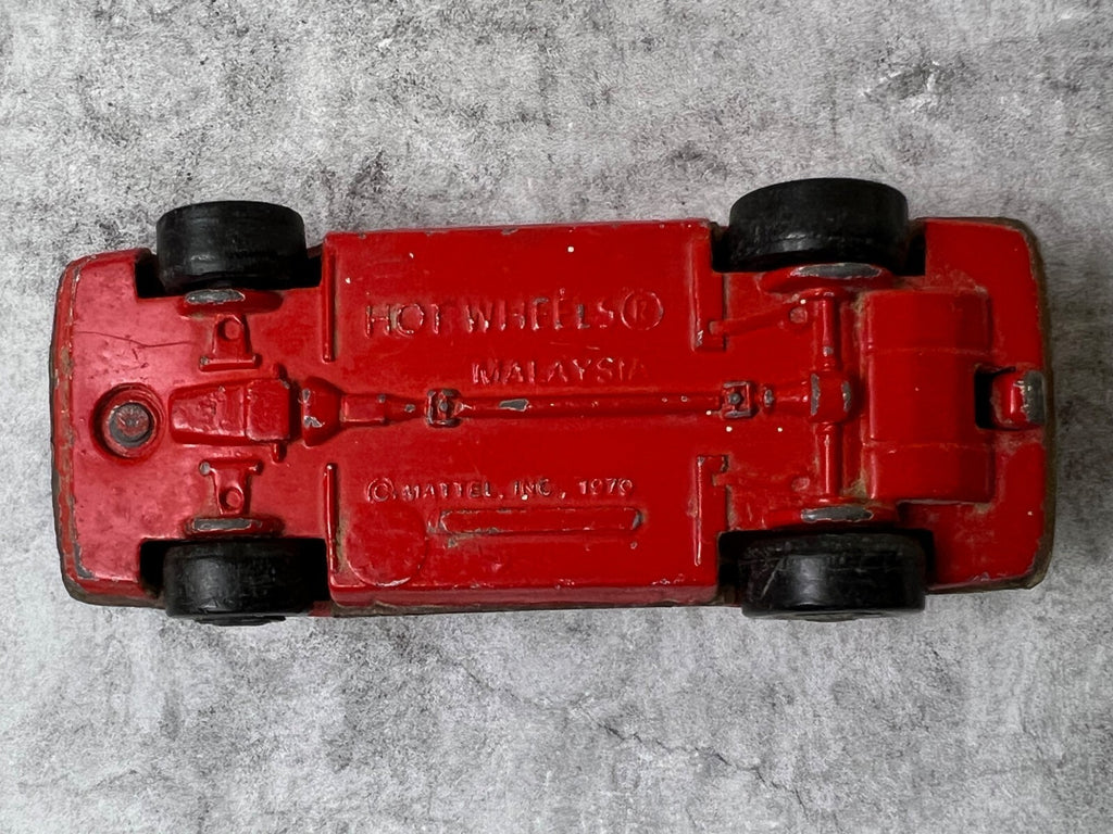 🐎🐎🐎 Hot Wheels Blackwall Hot Ones Red Turbo Mustang Cobra Malaysia C9🐎🐎🐎