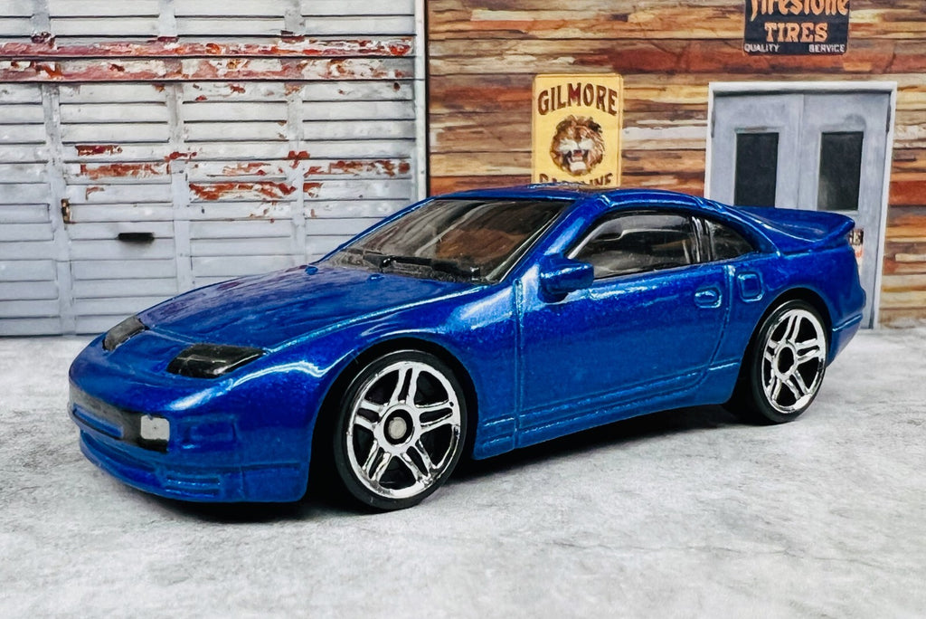 🎌🎌Hot Wheels Nissan 300ZX TT Diecast Car Blue Twin Turbo C5🎌🎌