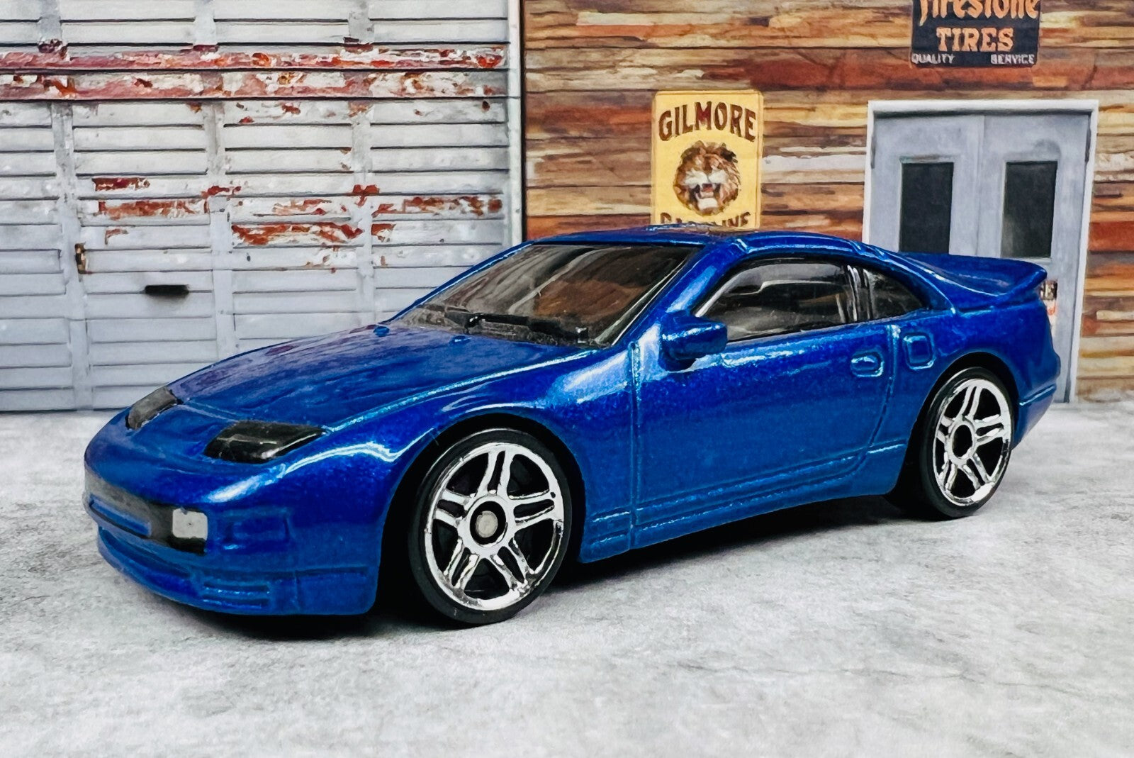 🎌🎌Hot Wheels Nissan 300ZX TT Diecast Car Blue Twin Turbo C5🎌🎌
