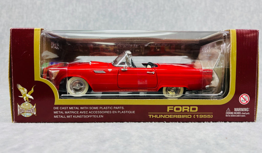 🇺🇸🇺🇸Road Legends 1955 Ford Thunderbird. 1:18 Scale New In Box🇺🇸🇺🇸