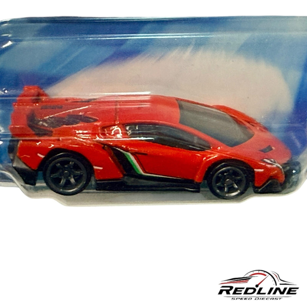🇮🇹Hot Wheel Car Culture Speed Machines Lamborghini Veneno Red H17🇮🇹