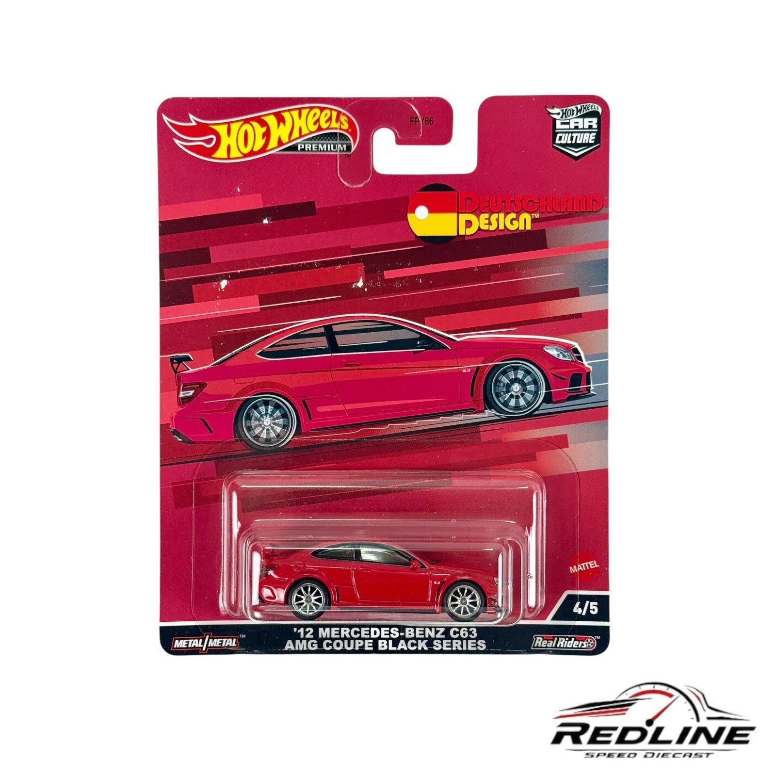 🇩🇪Hot Wheels Deutschland Design '12 Mercedes-Benz C63 AMG Coupe H32🇩🇪