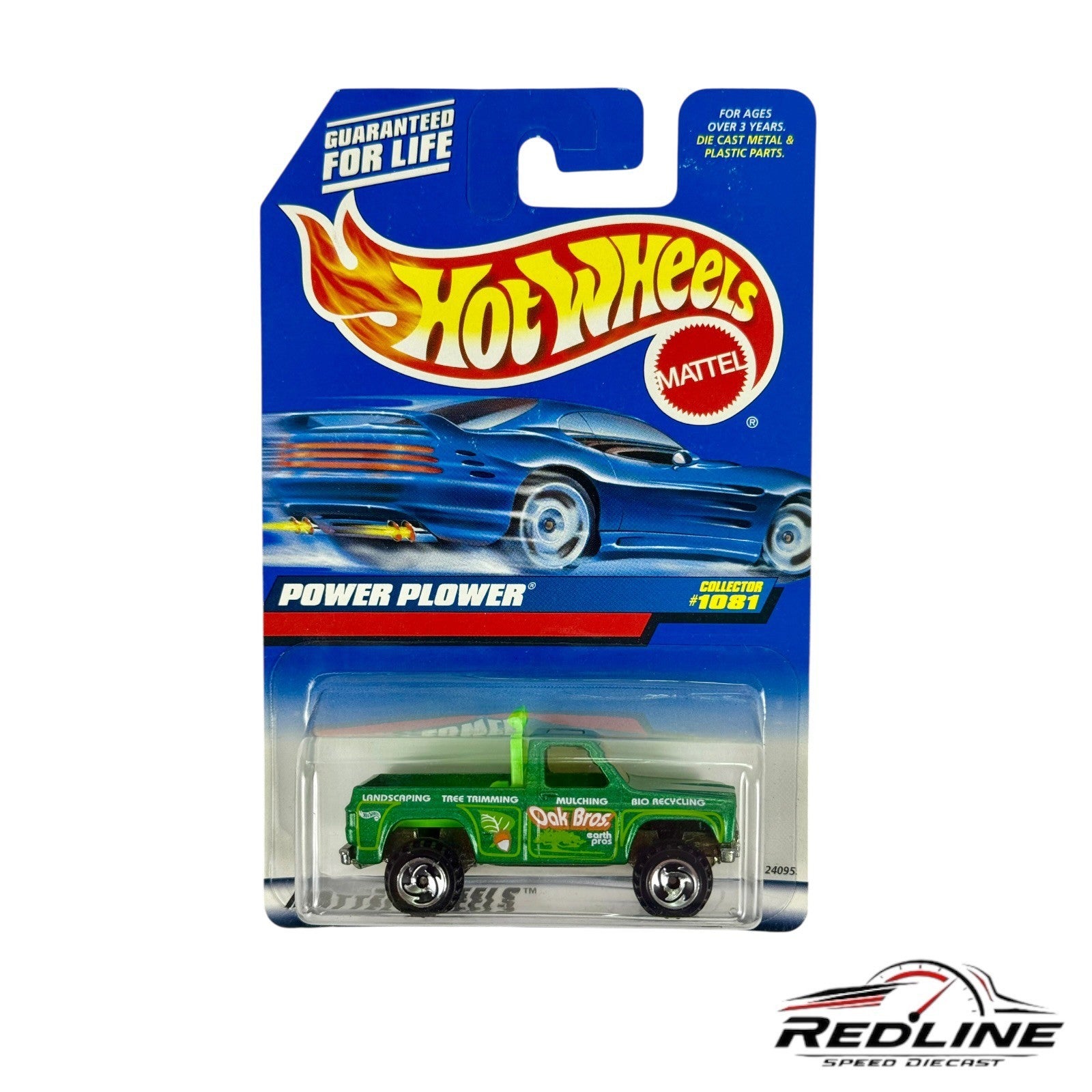 🇺🇸Hot Wheels Collector #1081 Green Power Plower H25🇺🇸