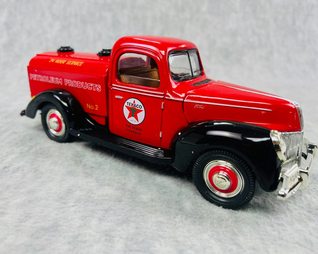 🔥Golden Wheel Die Cast 1940 Ford Texaco Gas Oil Tanker Truck,NEW IN BOX! MINT🔥