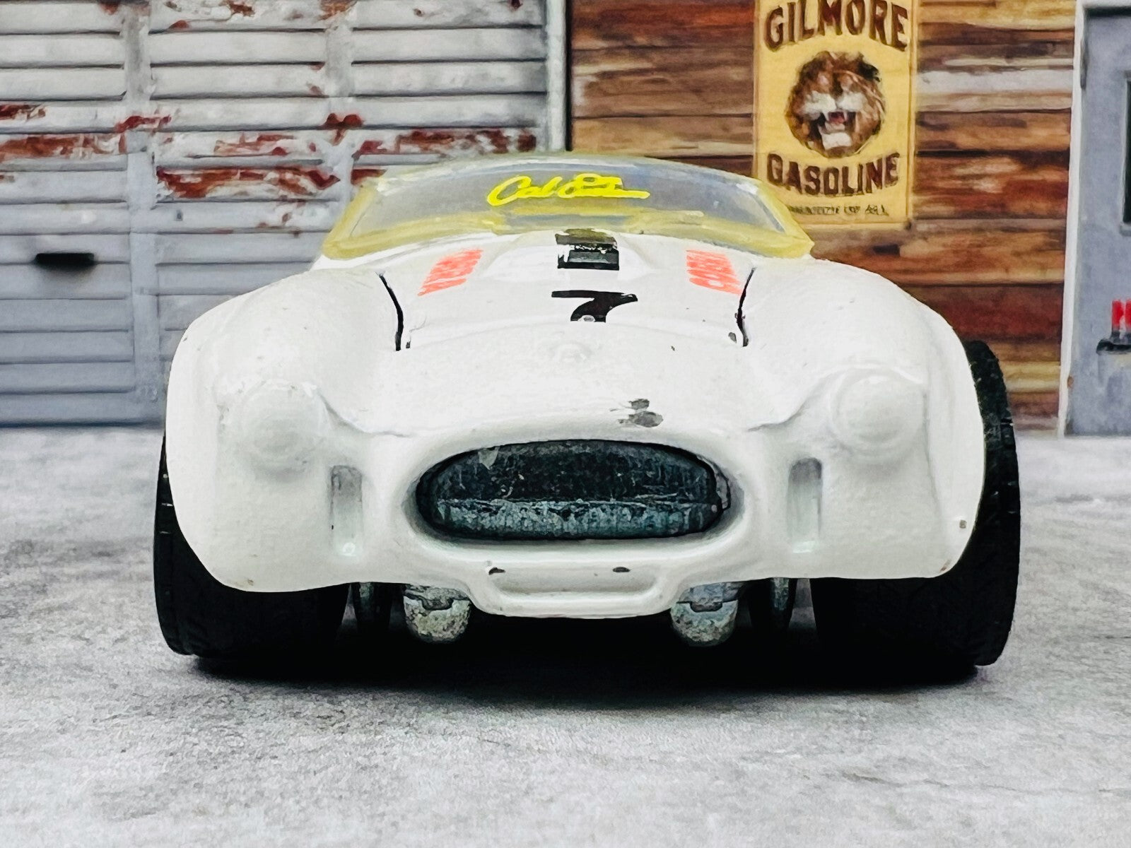 🇺🇸Hot Wheels Vintage Die Cast  Cal Custom White 65 Shelby Cobra 1982 C21🇺🇸