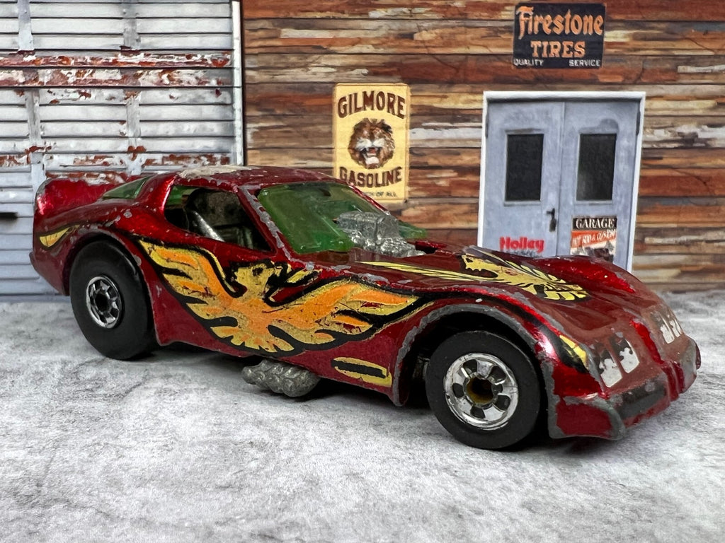🔥🔥🔥1977 Hot Wheels Red Pontiac Trans Am Firebird  Funny Car Dragster C1🔥🔥🔥