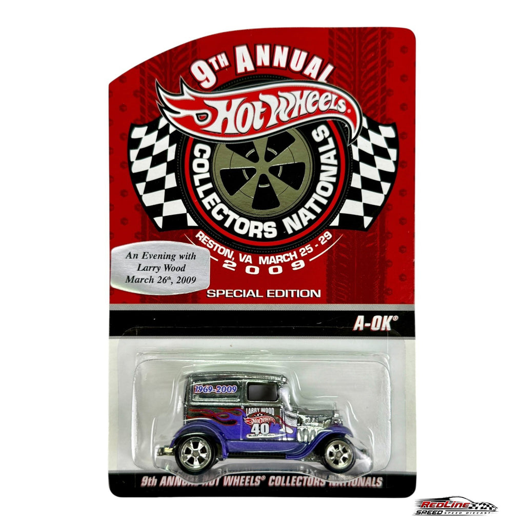 🔥🔥🔥Hot Wheels 9th Annual Collector Nationals  A-Ok w/ Dinner Sticker H31🔥🔥
