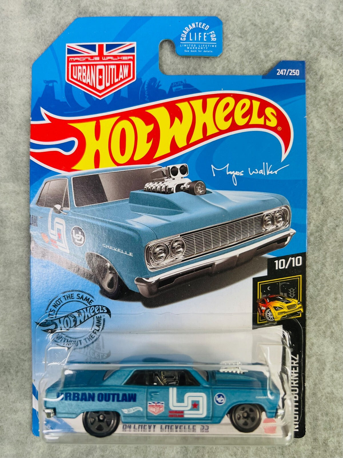 🇺🇸Hot Wheels'64 Chevy Chevelle SS Blue HW Nightburnerz Magnus Walker H24🇺🇸