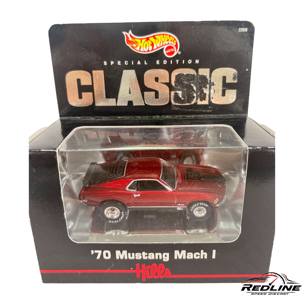 🇺🇸Hot Wheels Special Edition Classic '70 Ford Mustang Mach 1 Real Riders D3
