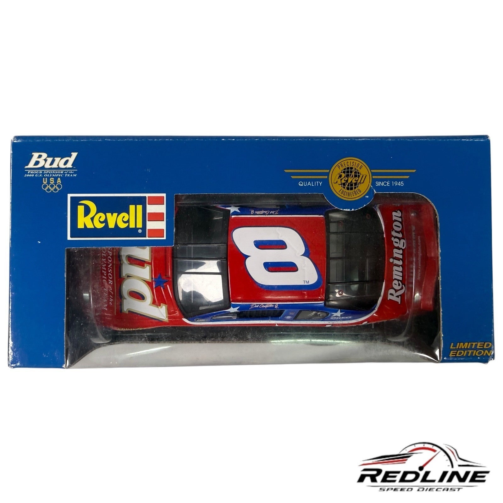 🏁Revell SelectDale Earnhardt Jr Budweiser Olympic Sponsor #8 Budweiser 1:24 D1
