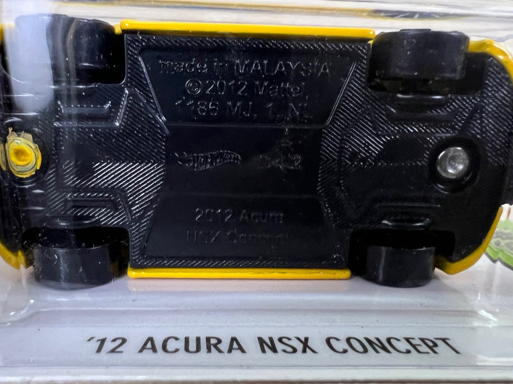 🔥🔥🔥🔥Hot Wheels 12 Acura NSX Concept Yellow HW Workshop 1:64 HW06🔥🔥🔥🔥