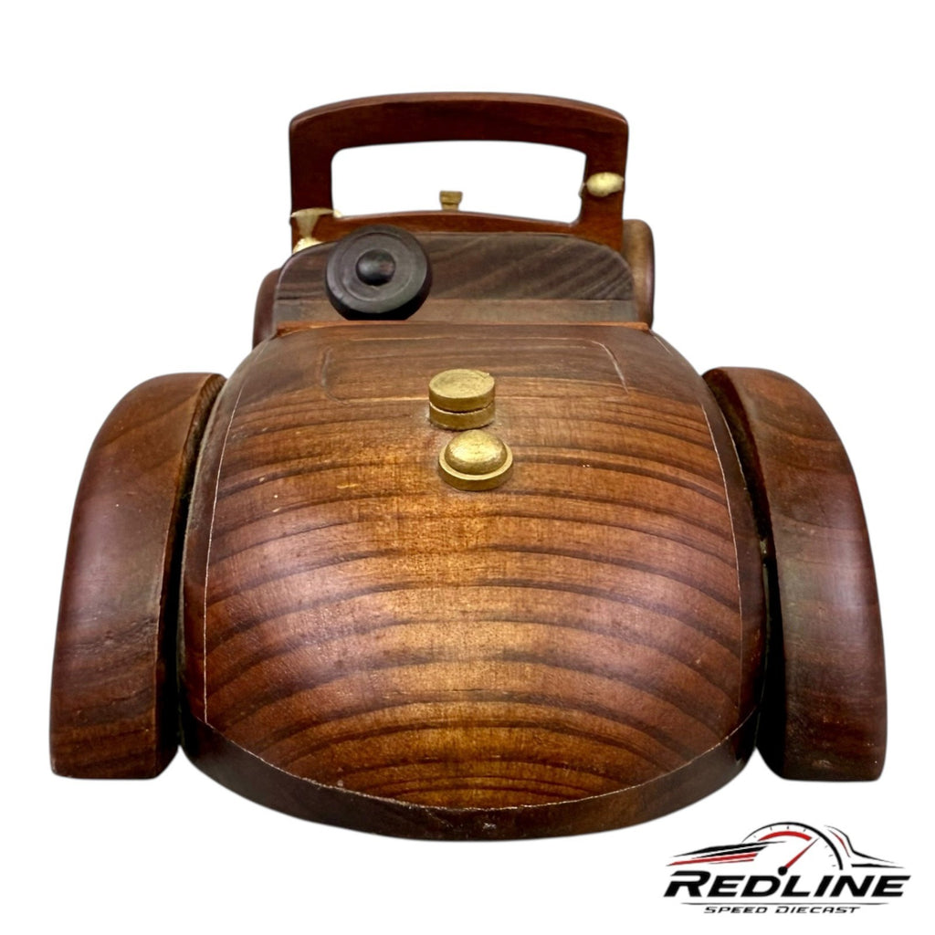 🇺🇸Old Model Wooden Car Handcrafted Classical Convertible Car🇺🇸