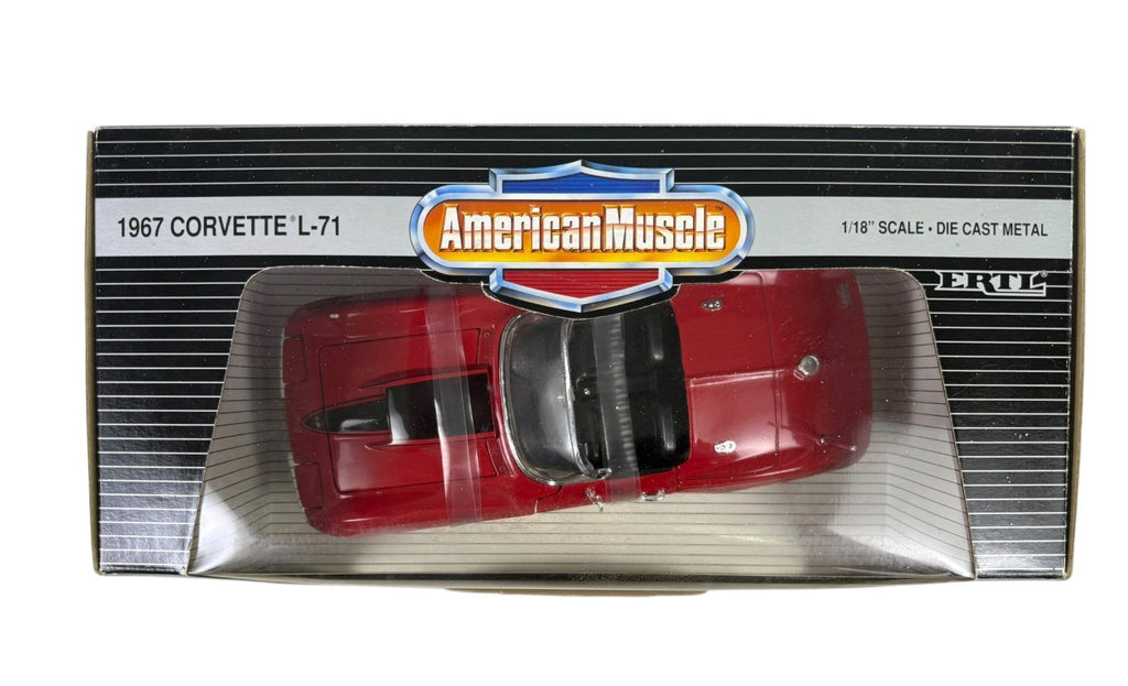 🇺🇸ERTL American Muscle 1955 Chevy Bel-Air Convertible Red & Ivory 1:18 GS🇺🇸