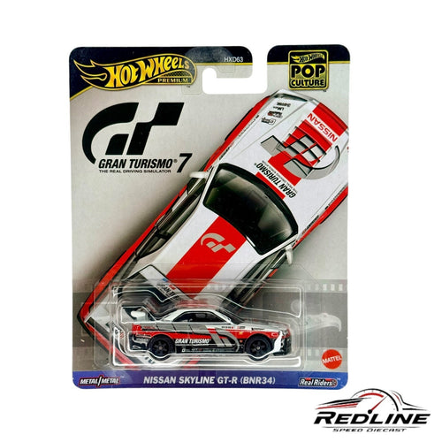 🎌Hot Wheels Premium Pop Culture Gran Turismo 7 Nissan Skyline GT-R BNR34 H17🎌