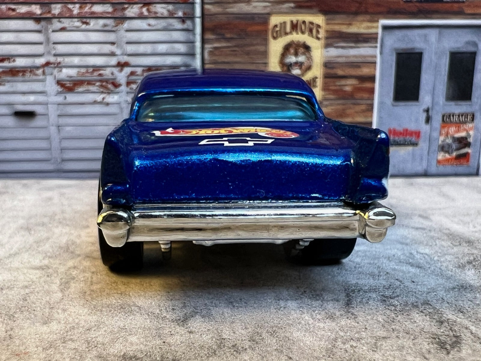 🔥🔥🔥Vintage 1976 Hot Wheels '57 Chevy Red White Blue Exposed Engine c6🔥🔥🔥