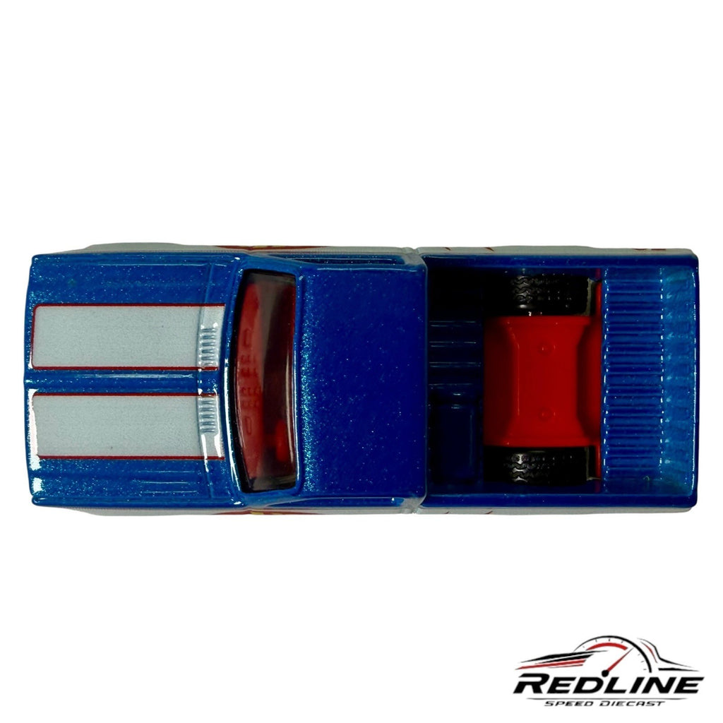 Hot Wheels Display Case Exclusive 83 Chevy Silverado 50th Anniversary Blue C5