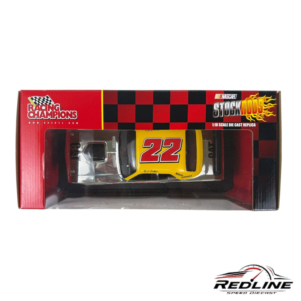 🔥Racing Champions Ward Burton Caterpillar1971 Plymouth Barracuda CHASE 1:18 B3