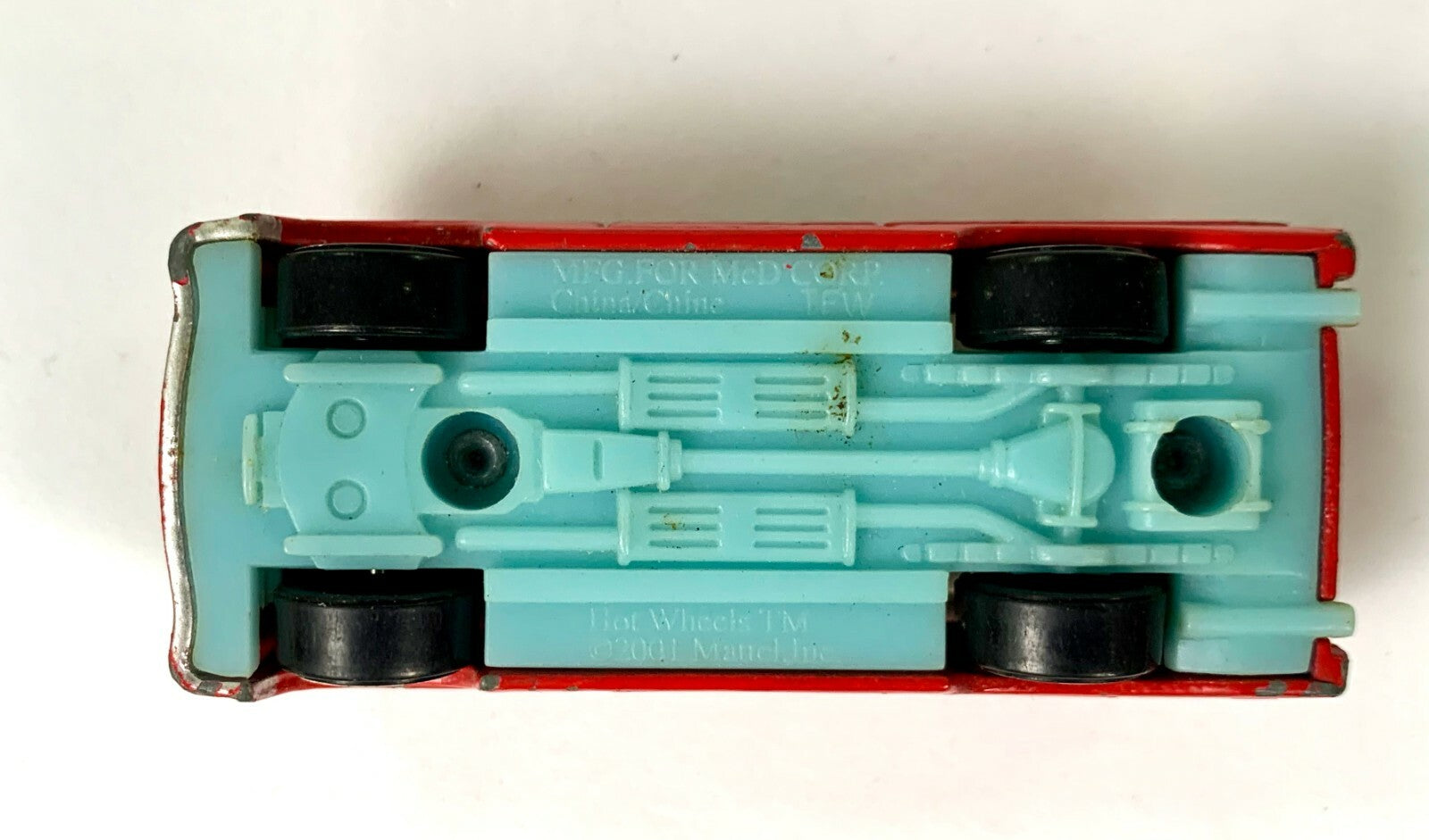 '57 Chevy Glow Rider Red Hot Wheels 2001 McDonalds Happy Meal Toy Die-Cast 1:64