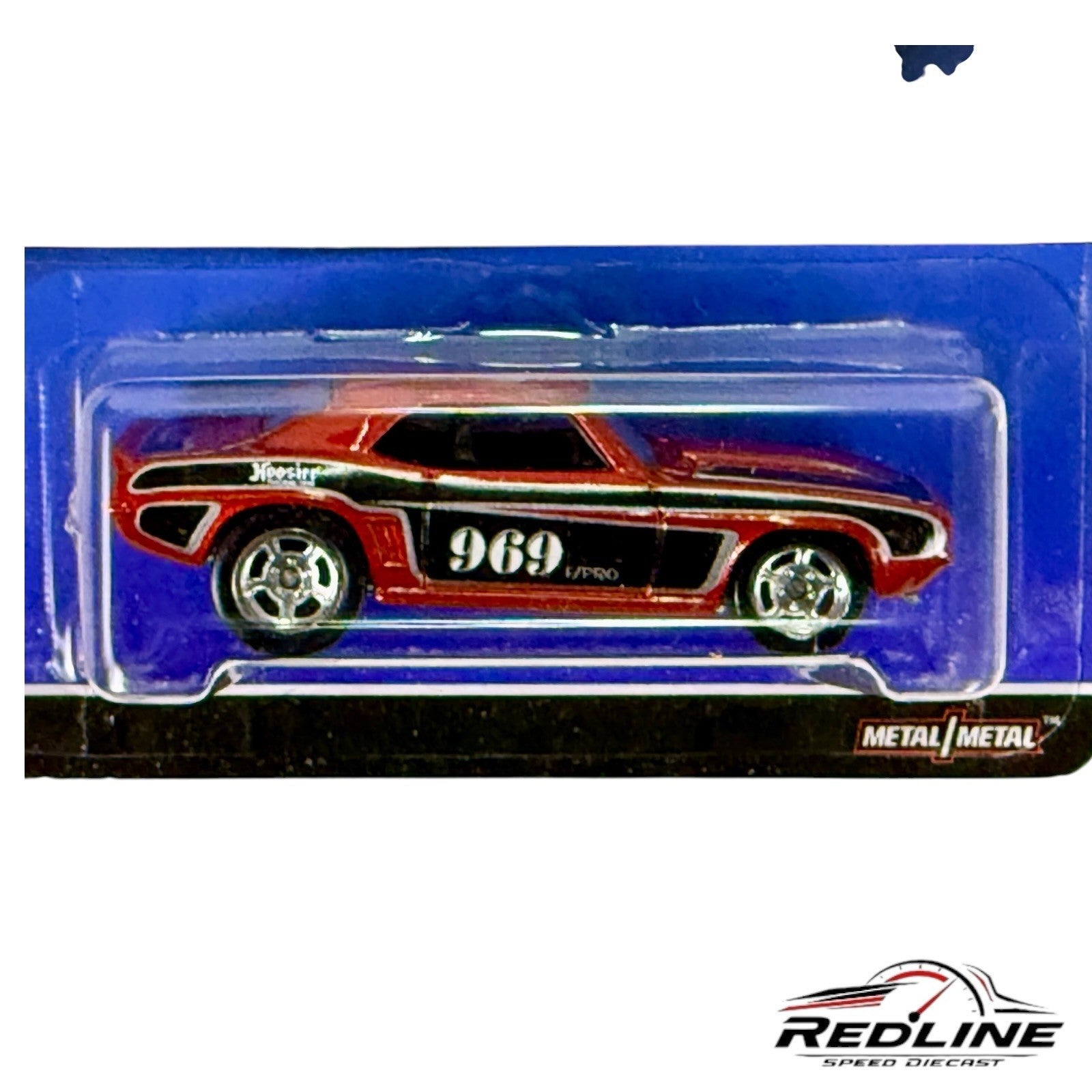 🇺🇸Hot Wheels Real Riders Red '69 Camaro 13/18 Die Cast 1:64 H13🇺🇸
