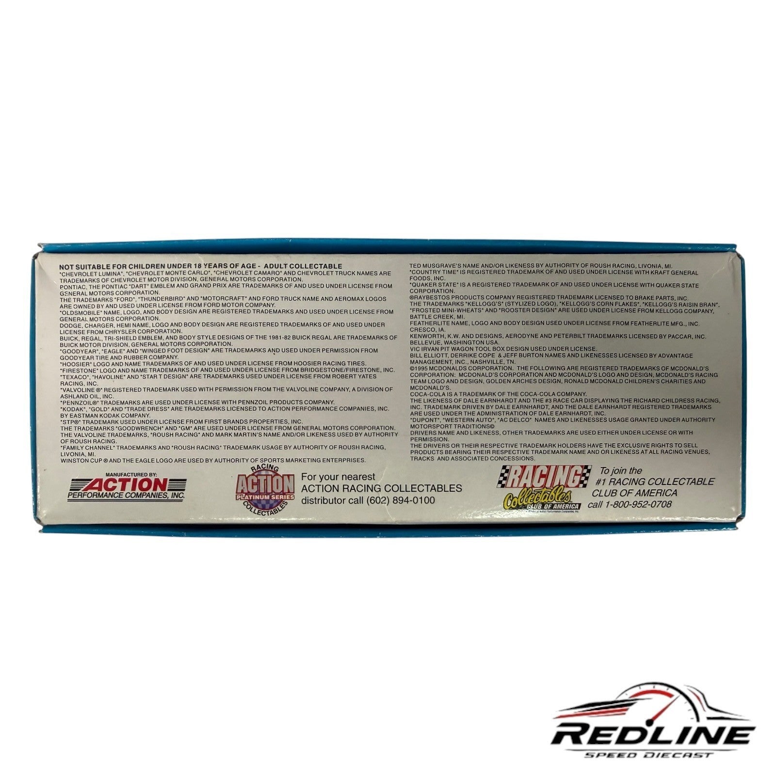 Action Platinum Series 1981 Original Release Pontiac Grand Prix Wrangler #2 1:24